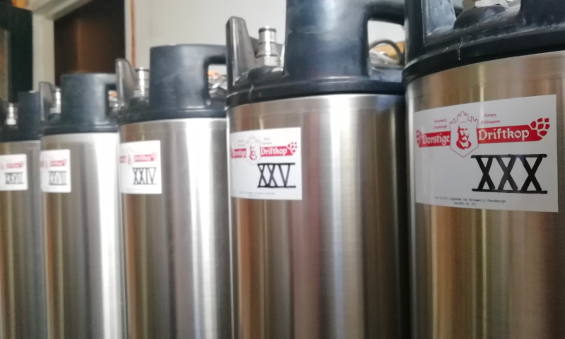 Dorstige Driftkop vergistingtanks